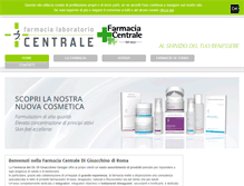 Tablet Screenshot of farmaciacentraledigioacchino.com